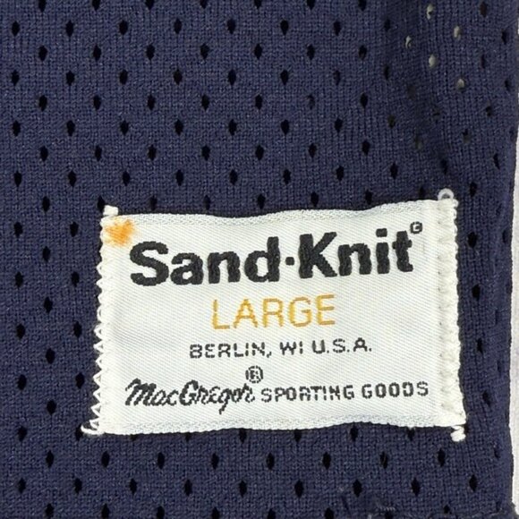 Vintage Mike Singletary‎ #50 Sand-Knit Chicago Bears Jersey Size Large Authentic - Picture 3 of 16